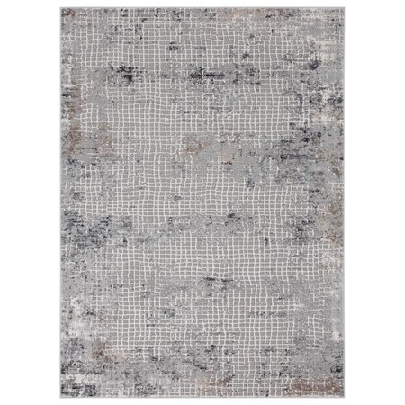 United Weavers Of America Austin Devine Grey Area Rectangle Rug, 7 ft. 10 in. x 10 ft. 6 in. 4540 20672 912